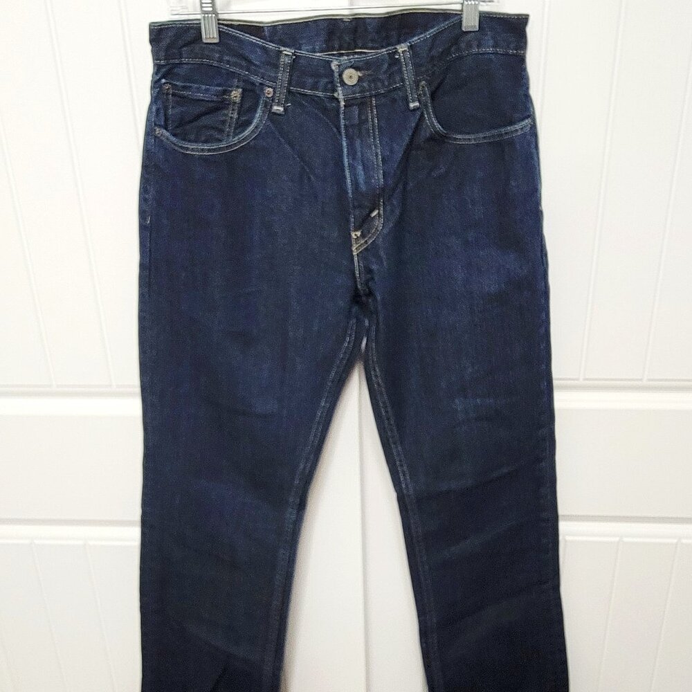 Levi's 559 Men's Size 33 x 32 Relaxed Straight Fit Jeans Dark Wash EUC